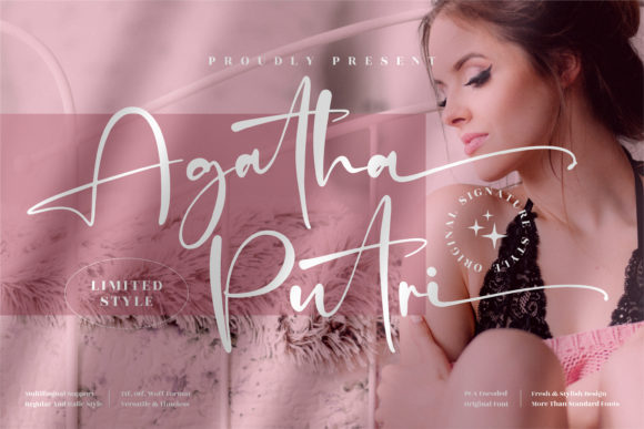 Agatha Putri: Elegant Script for Business Branding