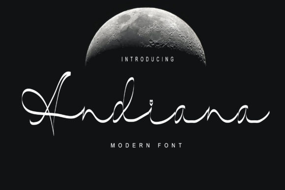 Andiana: A Delicate Script Font
