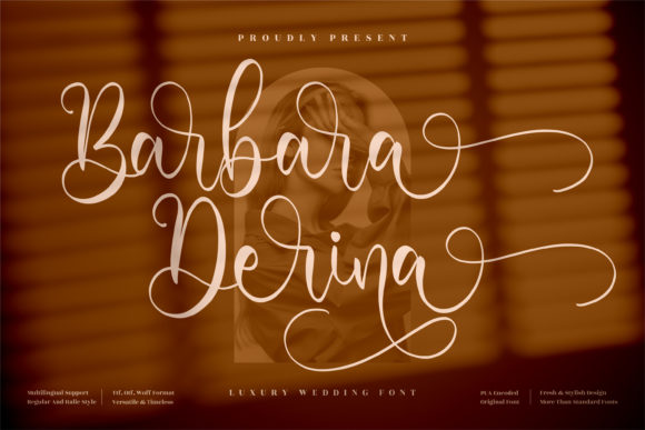 Barbara Derina: A Classy Script Font