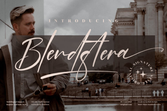 Blendstera: A Font for Elegant Branding