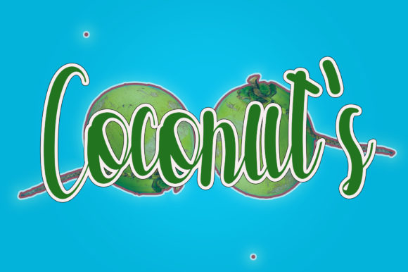 Coconuts Font: Elegant Script for Digital Marketing