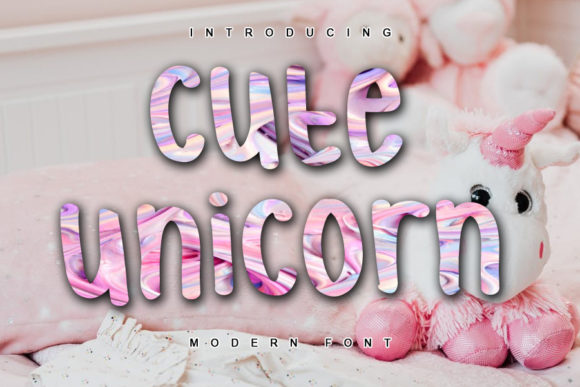 Cute Unicorn Font for Creative Campaigns