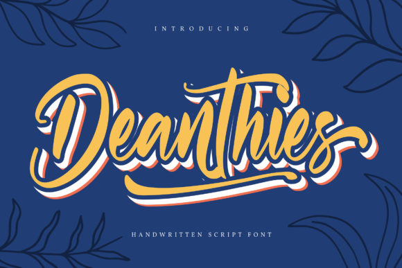 Deanthies: A Timeless Script for Creative Branding