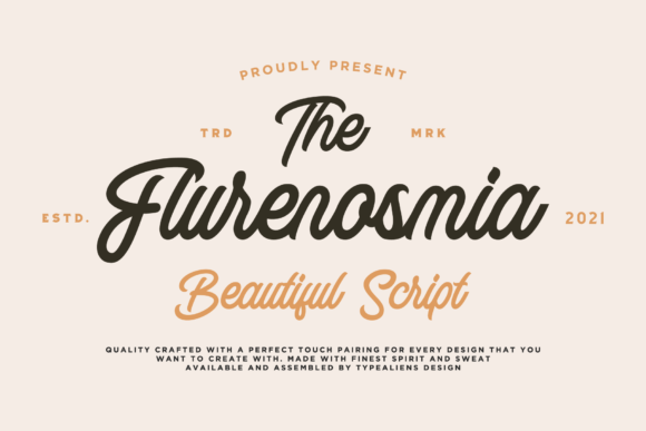 Flurenosmia: A Vintage Script Font