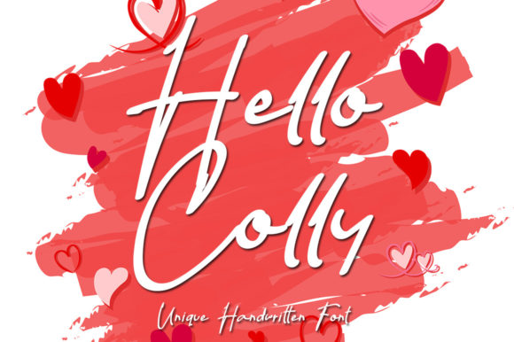 Hello Colly Font: Handwritten Charm for Makers