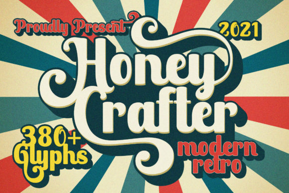 Honey Crafter: A Bold Handwritten Font