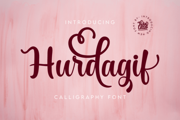 Hurdagif: A Romantic Font for Web Design