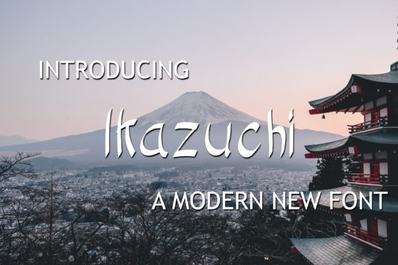 Ikazuchi: A Flowing Script Font for Web Design