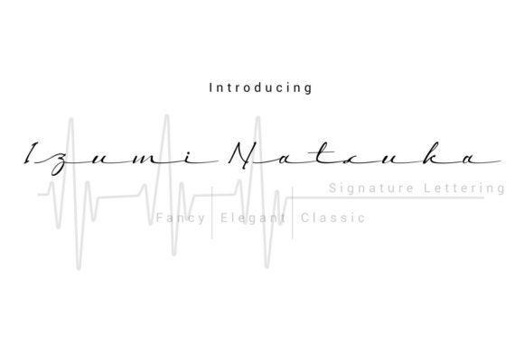 Izumi Natsuka Font for Editorial Design
