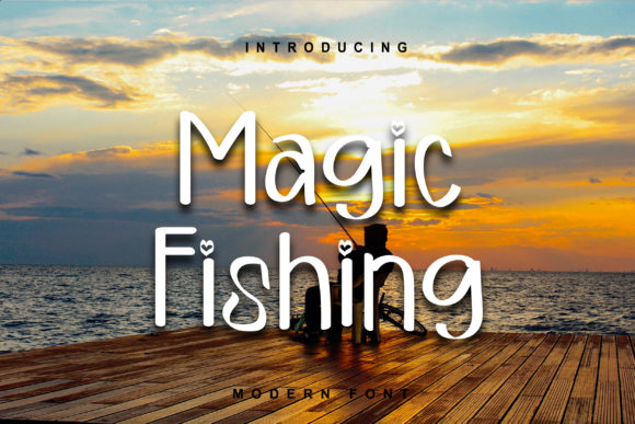 Magic Fishing Font for Web Design