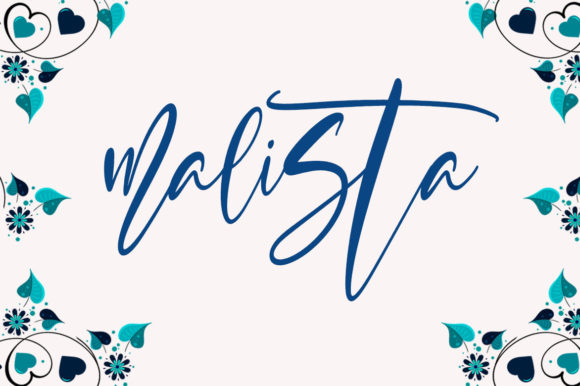 Malista: A Script Font for Elegant Design