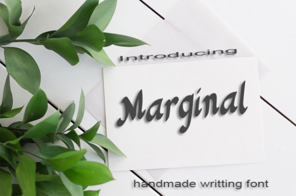 Marginal: Elegant Handwritten Font