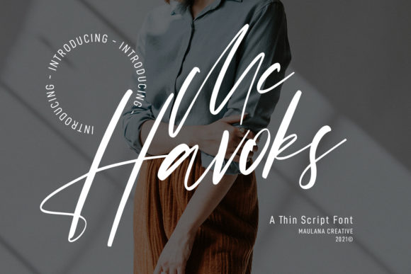 Mc Havoks: A Classy Handwritten Font