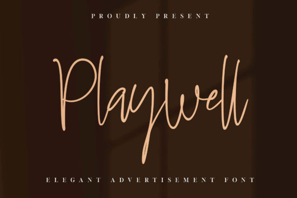 Playwell: A Handwritten Font for Web Design