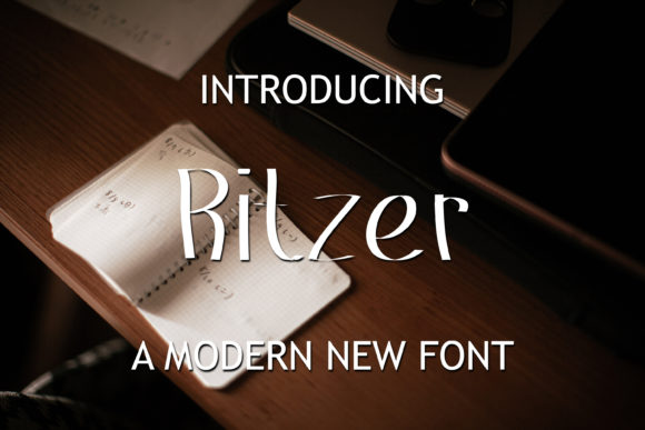 Ritzer: A Whimsical Script Font