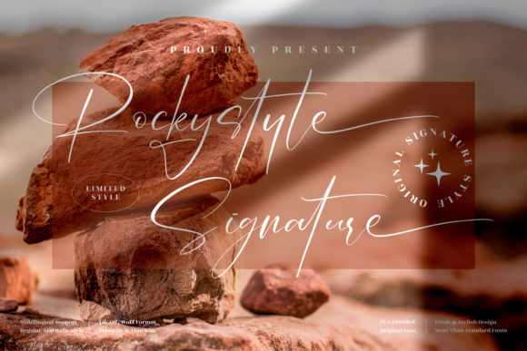 Rockystyle Signature Font for Business