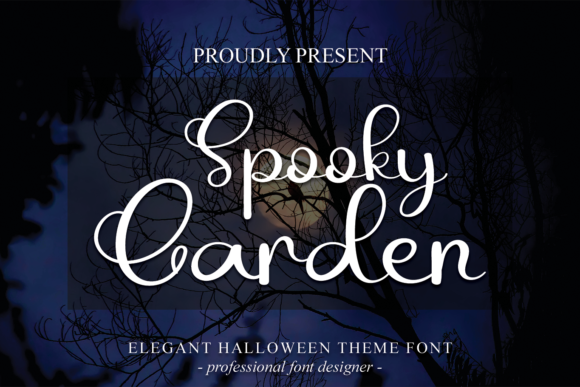 Spooky Garden: A Chic Handwritten Font
