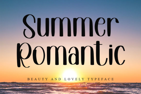 Summer Romantic Font for Business