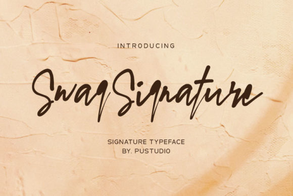 Swag Signature: A Timeless Handwritten Font