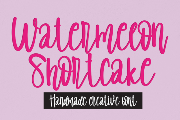 Watermelon Shortcake Font for Stylish Design